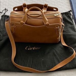 Cartier Authentic Pre-Owned Doctor’s Bag. Tan color